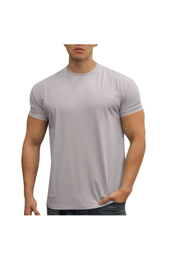 Pack Men's T-Shirts Dry Fit Gym Shirts Moisture Wicking Shirts for Men Workout Clothes Plain Tshirts