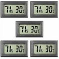 thumbnail image 1 of Pack Mini Digital Temperature Humidity Thermometer, Thermometer, Digital Hygrometer, Indoor Temperature and Humidity Meter, Black, 1 of 5