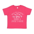 thumbnail image 1 of Pack My Diapers I'm Going to Bubbe and Zayde's House Toddler T-Shirt 2T Cyber Pink, 1 of 3
