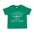 thumbnail image 1 of Pack My Diapers I'm Going to Gigi and Papa's House Toddler T-Shirt 3T Kelly Green, 1 of 3