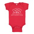 thumbnail image 1 of Pack My Diapers I'm Going to Great Grandma and Great Grandpa's House Baby Bodysuit One Piece NB Red, 1 of 3