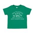 thumbnail image 1 of Pack My Diapers I'm Going to Great Grandma and Great Grandpa's House Toddler T-Shirt 5/6T Kelly Green, 1 of 3