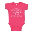 thumbnail image 1 of Pack My Diapers I'm Going to Nana and Pop Pop's House Baby Bodysuit One Piece 12 mo Cyber Pink, 1 of 3
