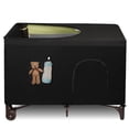 thumbnail image 1 of Pack N Play Blackout Cover 90% Light Block Breathable Blackout Slumber Canopy for Baby Crib Indoor Outdoor Travel, 1 of 1