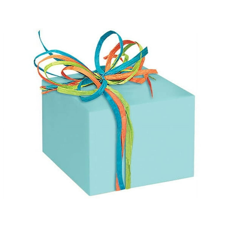 Solid color store gift wrap