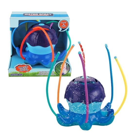 Pack Of 1 Garden Outdoor Lawns Water Play Toy Rotating Water Sprinkler Watering Tool Garden Toy For Kids And Family Fun