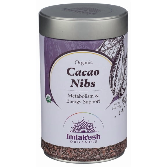 (Pack Of 1) Imlakesh Organics Nibs Cacao Organic 14 Oz