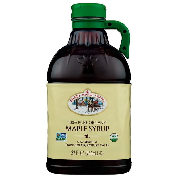 (Pack Of 1) Shady Maple Farm Syrup Maple Dark Robust Organic 32 Oz