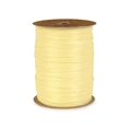 thumbnail image 1 of Pack Of 1, Solid Matte Yellow Synthetic Raffia Ribbon 100 Yds Made in USA, 1 of 1