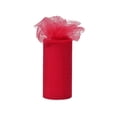 thumbnail image 1 of Pack Of 1, Solid Red Flame Retardant Tulle Ribbon 6" X 25 Yds 100% Nylon Netting Made In USA Great Floral & Gift Netting Ribbon, 1 of 1