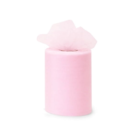 Pack Of 1, Solid Rosette Flame Retardant Tulle Ribbon 6" X 100 Yds Nylon Netting Great Floral & Gift Netting Ribbon