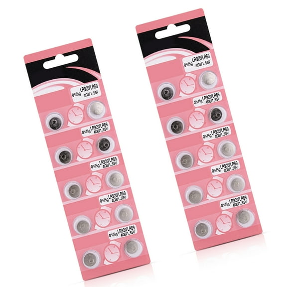 Pack Of 10/20 AG6 LR920 Batteries LR920 AG6 Alkaline Button Cell Batteries For Watches, Calculators, Mini Lights