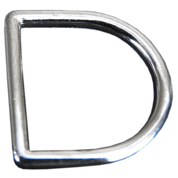 Pack Of 10 3/4 In Western Horse Tack Die Cast Dee Rings Nickel Plated