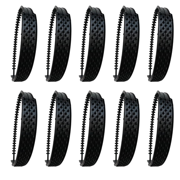 Pack Of 10 Car Tire Anti Slip Bands Easily Adjustable Tire Tractions Help for Secure Travel In Adverse Weather Conditions