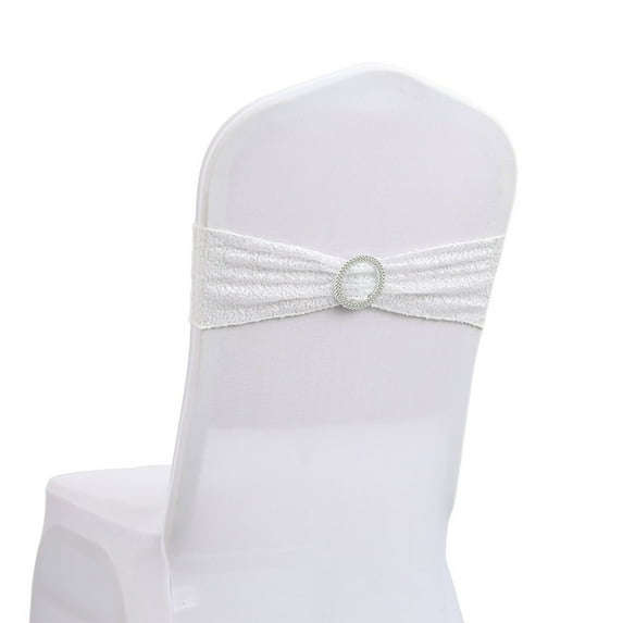 Pack Of 10 Chair Sashes Sequin Decorative Sequins Decor For Romantic Wedding Party Home Chair Cover Decorations -Style 6