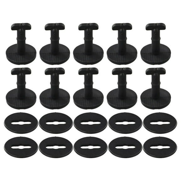 Pack Of 10 Floor Carpet Mat Clips Rivets Retainer Clips For E46/318I/325I And X3 Models Nylon Plastic Material