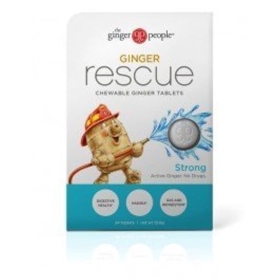 (Pack Of 10) Ginger People Ginger Rescue Strong 24 Tablets