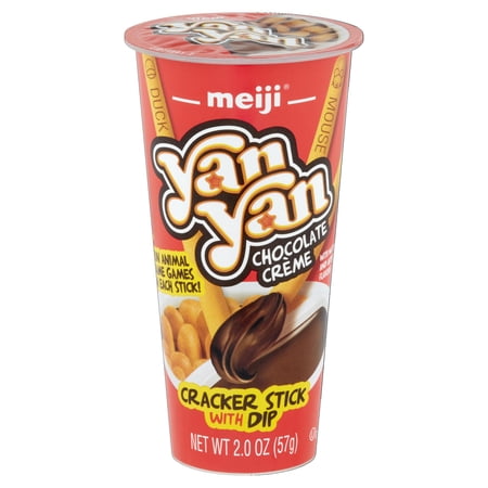 (Pack Of 10) Meiji Cracker Dip Chocolate Yan Yan 2 Oz