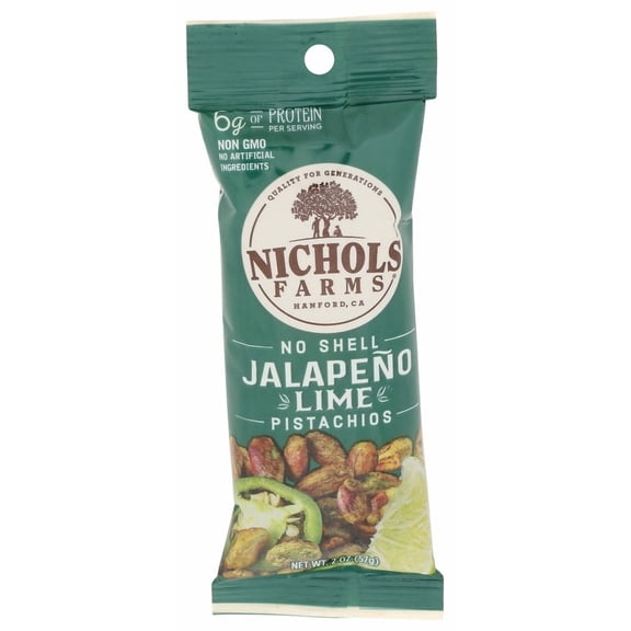 (Pack Of 10) Nichols Pistachio EB Pistachios Jalapno Lim 2 Oz
