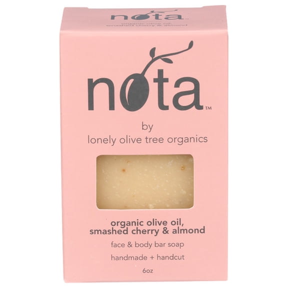 (Pack Of 10) Nota Olive Oil Skincare Soap Bar Olive Oil Cherry Almond 6 Oz
