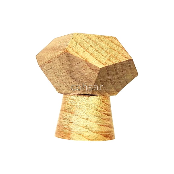 Pack Of 10 Pieces Handmade Wooden Furniture Knobs for Drawers, Cabinets, Kitchens, and Cupboards