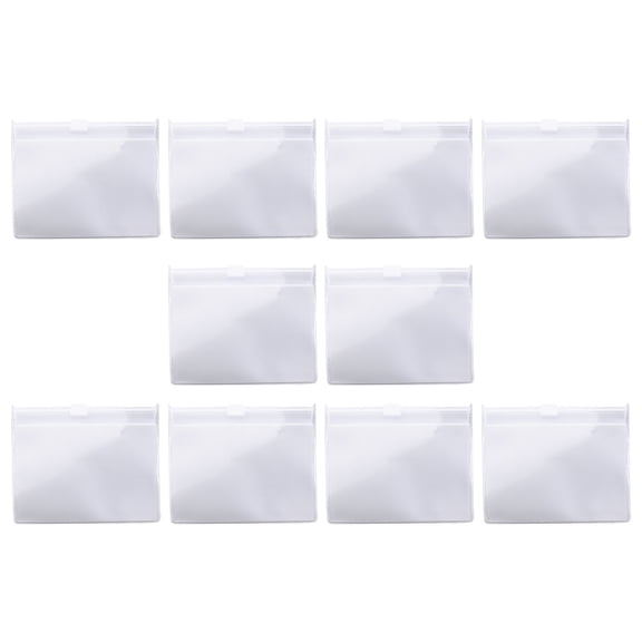 Pack Of 10 Portable Zippered Pouches For And Pills Travel Friendly Transparency Bags For Easy Identification