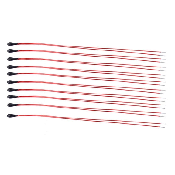 Pack Of 10 Thermistor Resistors with Enameled Wire Small for Precise Senses