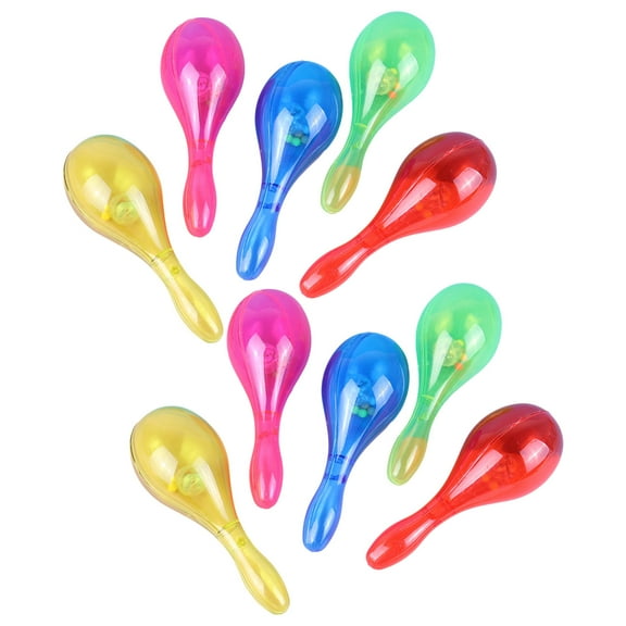 Pack Of 10 Reusable Flashing Noise Makers With Built In For Concerts Birthday Celebrations