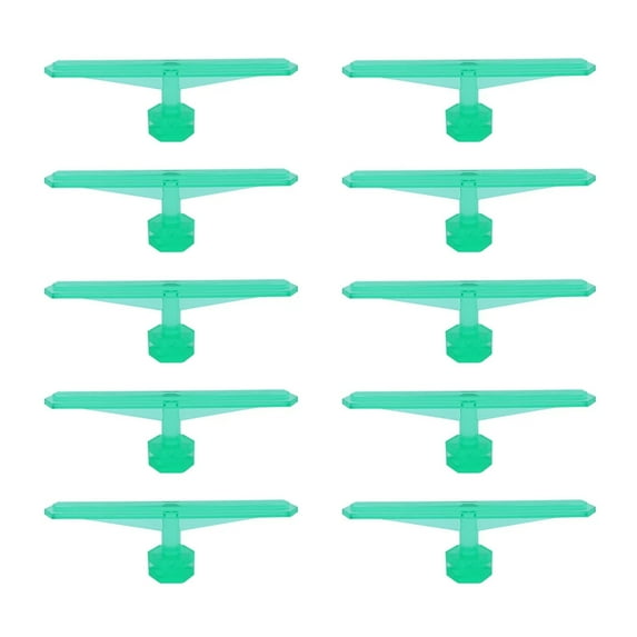 Pack Of 10 Strong Dent Repair Plastic Tab Transparent Step Plastic Pull Tab Dent Repair Tool set for Car Hails Damage