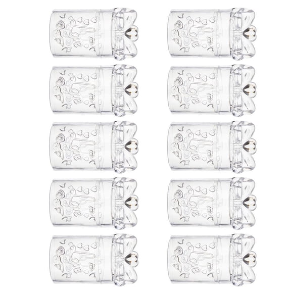 Pack Of 10 Stylish Gift Boxes with Clear Cover Candy Boxes for Event and Parties