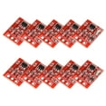 thumbnail image 1 of Pack Of 10 Touch Button Module Capacitive Sensors Module Capacitive Switches For Arduino And Raspberry Pi Projects, 1 of 11