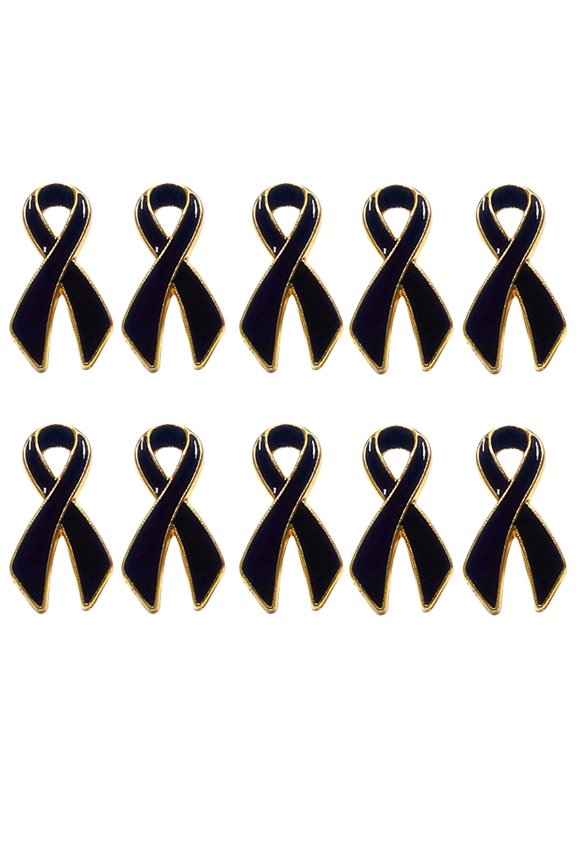 Pack Of 10 Trendy Ribbon Badge Brooches Stylish Ribbon Lapel Pin Charm For Trendy Looks And Individual Styles