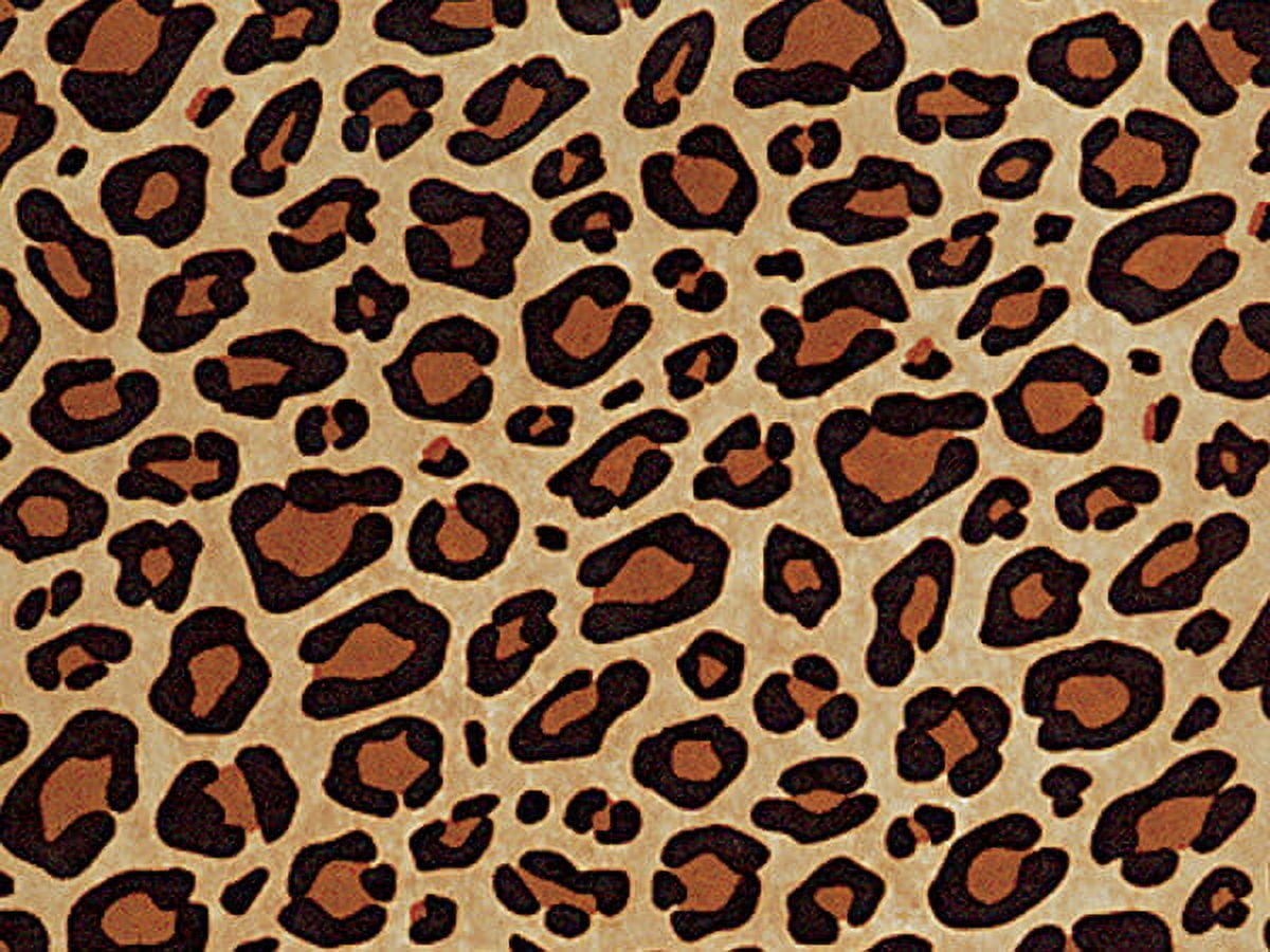 Pack Of 100, Animal Print Leopard Kraft Tissue Paper 20" X 30" Half Ream Tissue Prints Made In USA