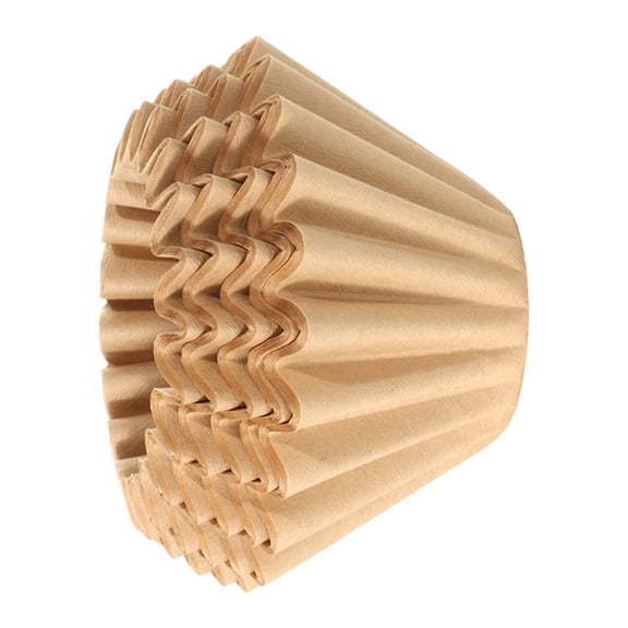 Pack Of 100 Pouring Over Coffee Filter Paper for Coffee Dripper Unbleached Filter Sheets For Home Brewing