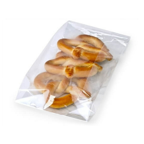 Pack Of 100, Solid Cello Bags 7 X 4 X 18" Clear Gusset Style Cello Bags 1.2 Mil For Cups, Mugs, Candles, Gifts & Food Items