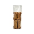 thumbnail image 1 of Pack Of 100, Thick 1.6 Mil Compostable Solid Clear Hard Bottom Cello Bags 3-1/2 X 2-1/4 X 10-3/4", 1 of 1