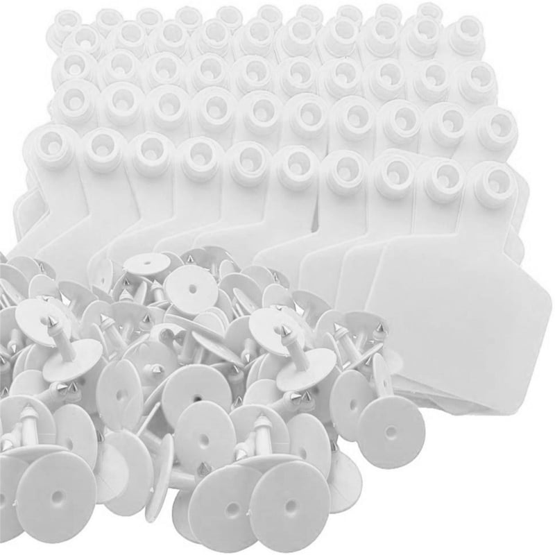 Pack Of 100 permanent Livestock Identification Labels Blank Markers For ...