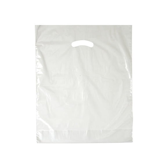 Pack Of 1000, 12" x 15" Solid Clear Super Gloss Recycled Plastic Bags 1.25 Mil Made in USA