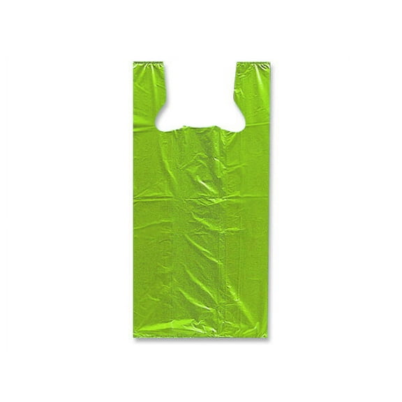 Pack Of 1000, Solid Citrus 50% Recycled T Sacks 7 X 5 X 15" .60 Mil - Small For Gift Packaging