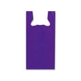 thumbnail image 1 of Pack Of 1000, Solid Purple 50% Recycled T Sacks 11.5 X 6.5 X 21.5" .60 Mil Medium, 1 of 1