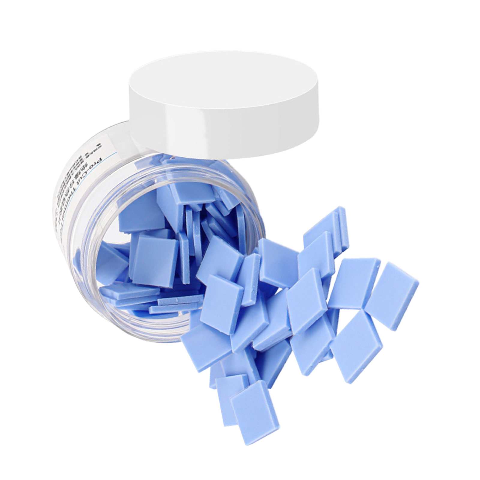 Pack Of 100pc/50pc High Thermal Conductivity Silicone Pad For CPU And ...