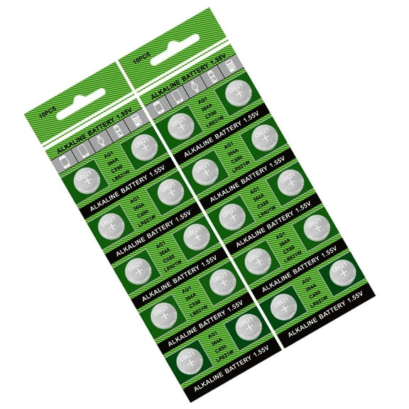 Pack Of 10pcs/20pcs 364/LR621 High Capacity Alkaline Button Cell Batteries AG2/LR726/396 For Watches And Toy
