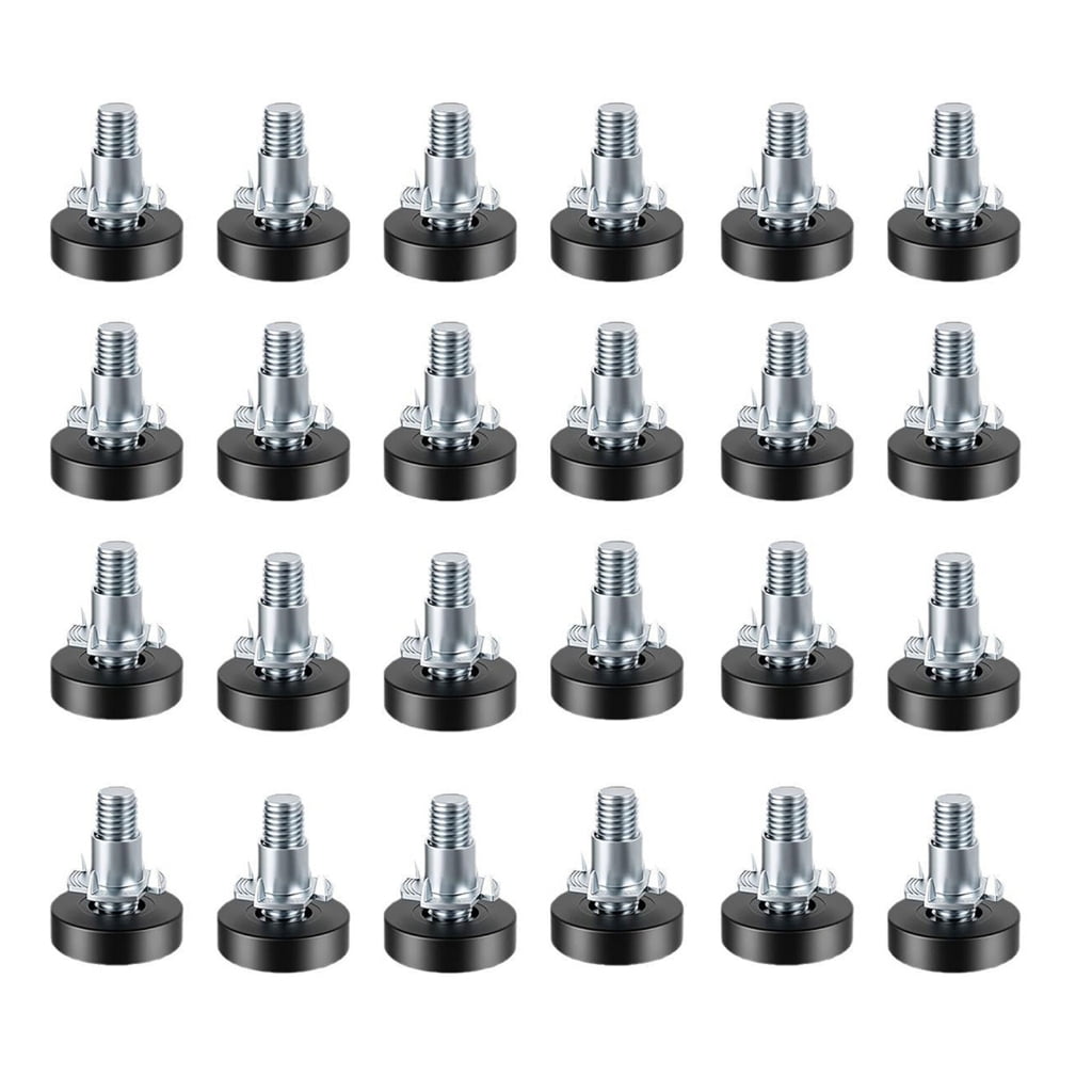 Visual Reference: Pack Of 12 1 4Inch Thread Leveling Feet With T