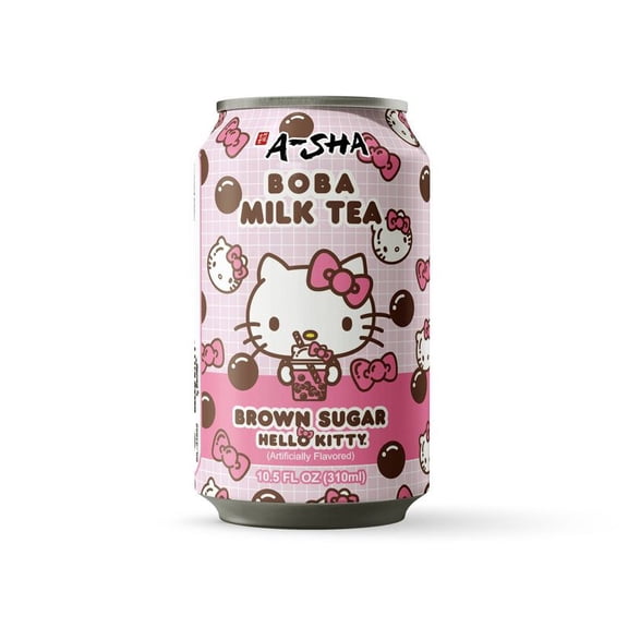 (Pack Of 12) A-Sha Boba Tea H Kitty Brown Sugar 10.5 Fo