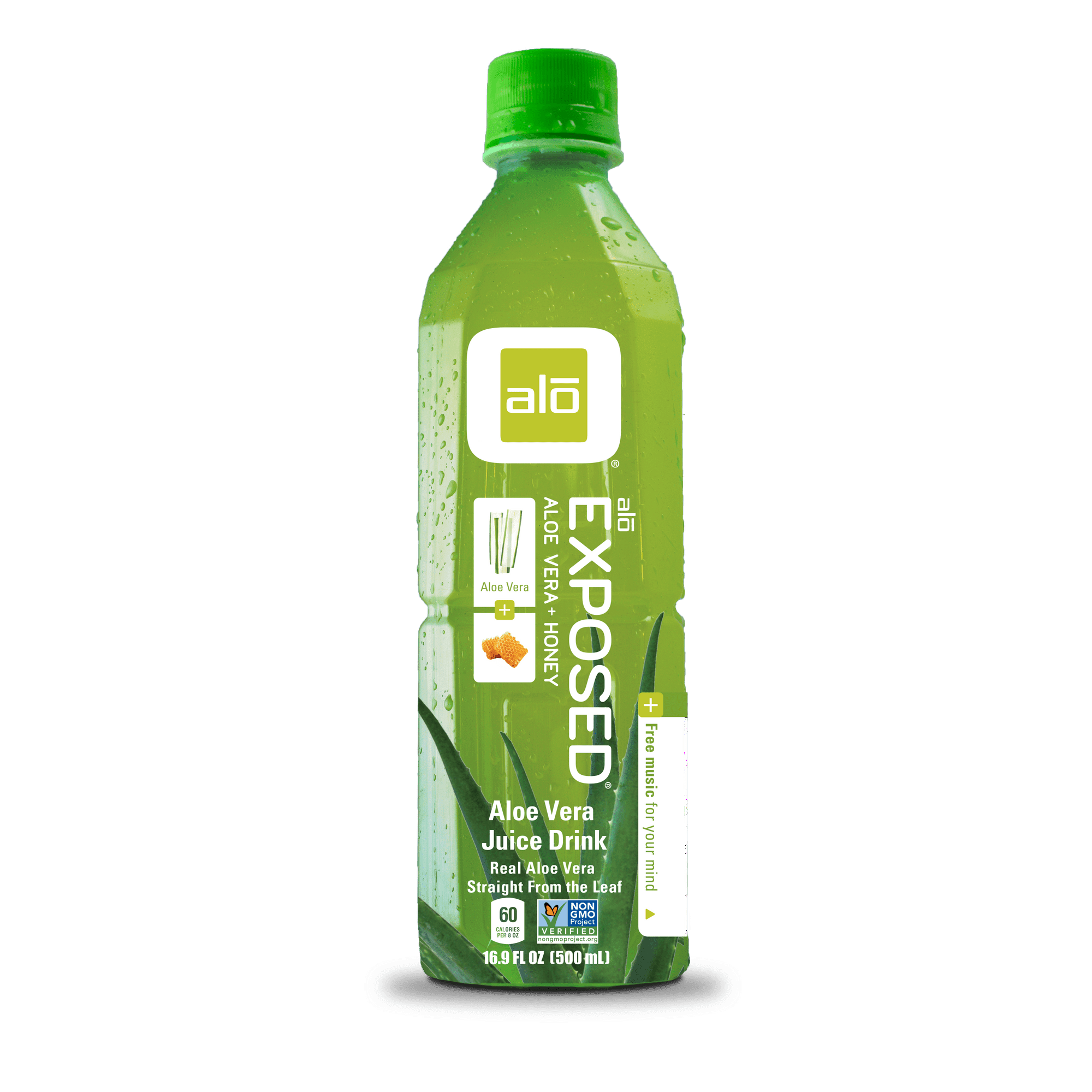 (Pack Of 12) Alo Beverage Aloe Exposed Organic Honey 16.9 Fo
