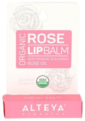 (Pack Of 12) Alteya Organics Lip Balm Rose 0.16 Oz