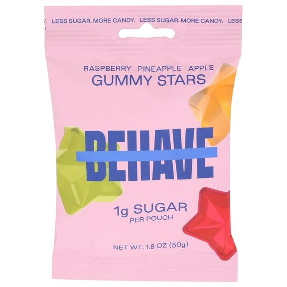 (Pack Of 12) BEHAVE FOODS INC RSPBRY Apple Pineapple Raspberry GUMMIES 1.8 Oz