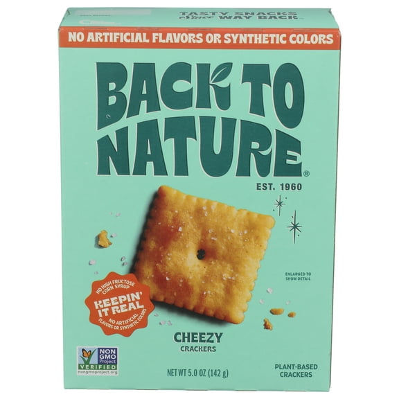 (Pack Of 12) Back To Nature Cheezy Square 5 Oz