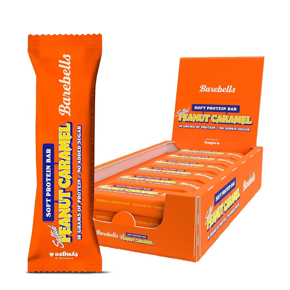 (Pack Of 12) Barebells Bar Salted Peanut Butter Crumble Soft 55 grams
