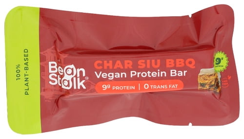 (Pack Of 12) Beanstalk Brands Protein Bar Char Siu Bbq 1.4 Oz